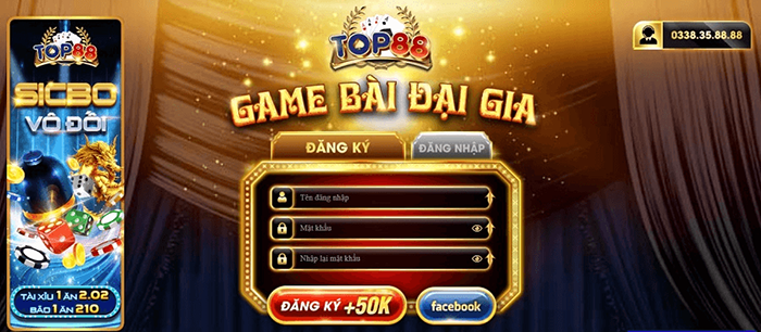 Hướng dẫn đăng ký cổng game Top88 chi tiết cho người mới